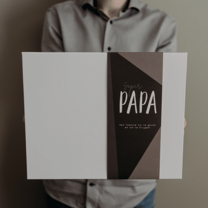 Vaderdag box Papa cadeau verpakking cadeaubox bewaarbox