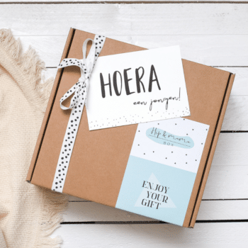 cadeauverpakking blauw