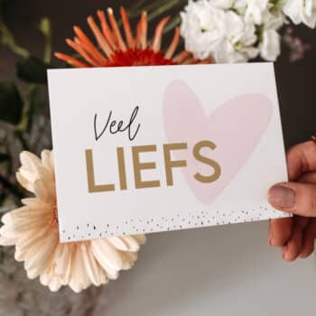 kaartje veel liefs