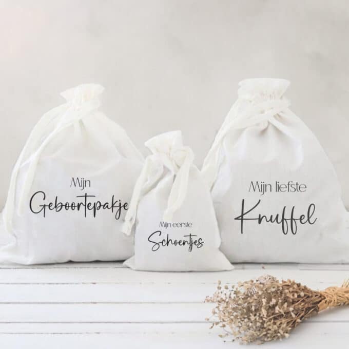 bewaarzakjes baby voor in memorybox