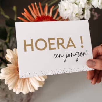 hoera een jongen!