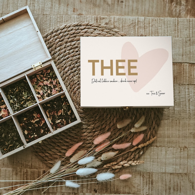 theedoos moederdag, cadeau voor mama, cadeau voor oma, moederdag cadeau