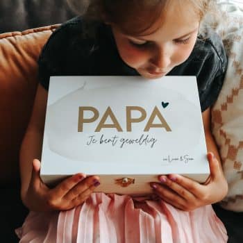 houten opbergkistje papa je bent geweldig met personalisatie