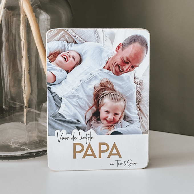 fotoblok voor de liefste papa