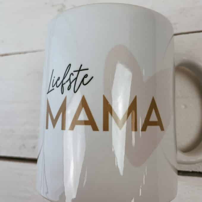 Outlet | Mok liefste mama (klein vlekje tekst)