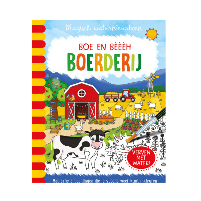 magisch waterkleurboek boerderij