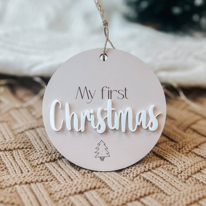 kerstbal my first christmas naturel