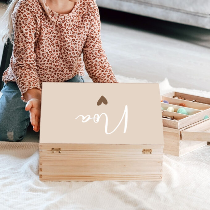 knutselbox naturel met saar