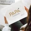 Sfeerfoto box personalisatie papa je bent de liefste met naam witte cadeaubox
