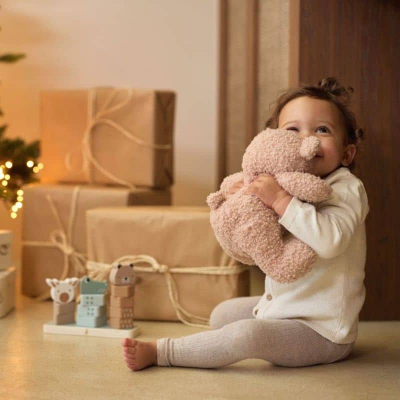 Jollein Teddy beer Wild rose kerst Jollein Teddy beer Wild rose kerst