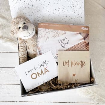 cadeaubox baby bij oma