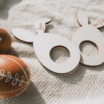 eierdopje met naam gegraveerd