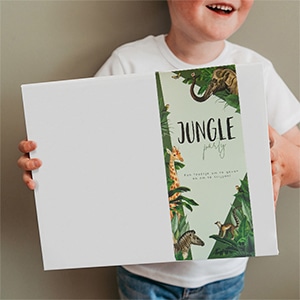 Cadeauverpakking - Jungle Party, Medium, Ongepersonaliseerd