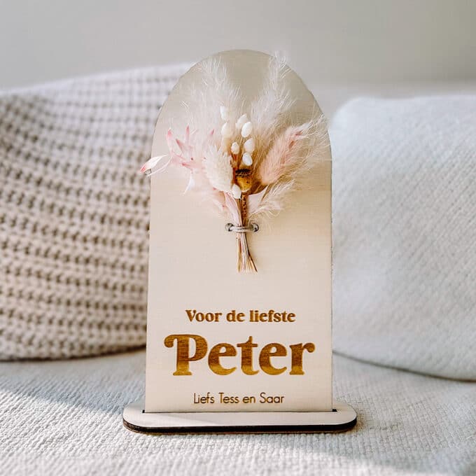 Standaardje droogbloemen peter