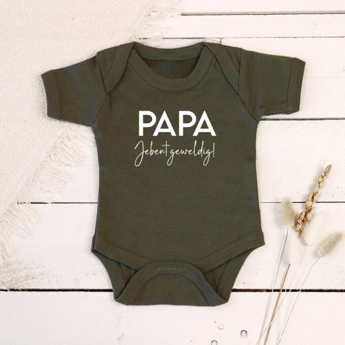 romper papa je bent geweldig groen