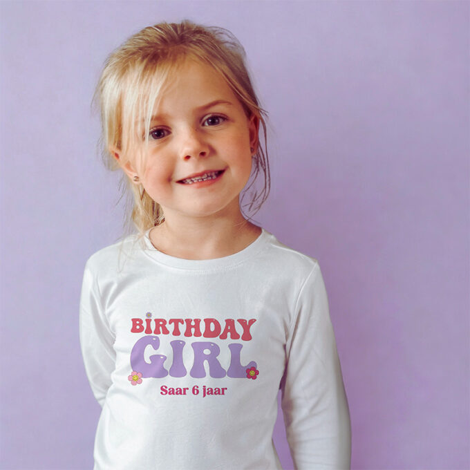 verjaardagsshirt meisje birthday girl