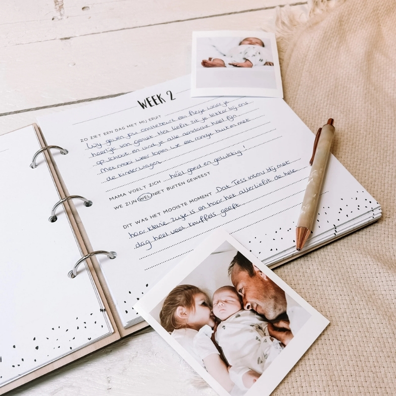 babyboek binnenkant
