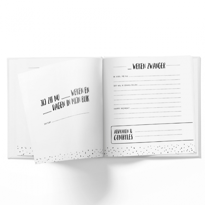 binnenkant zwangerschapsboek