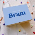 lichtblauw met donkerblauw