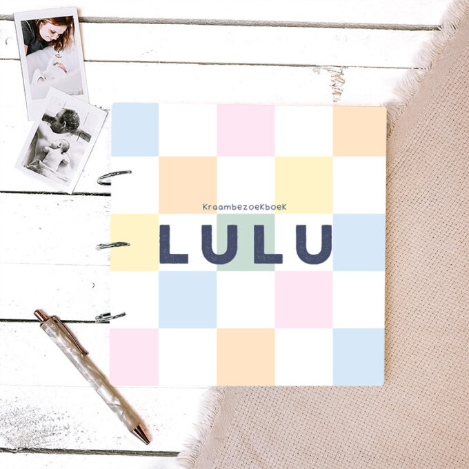 kraambezoekboek pixel pop