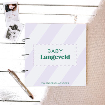 Pastel lila streepjes