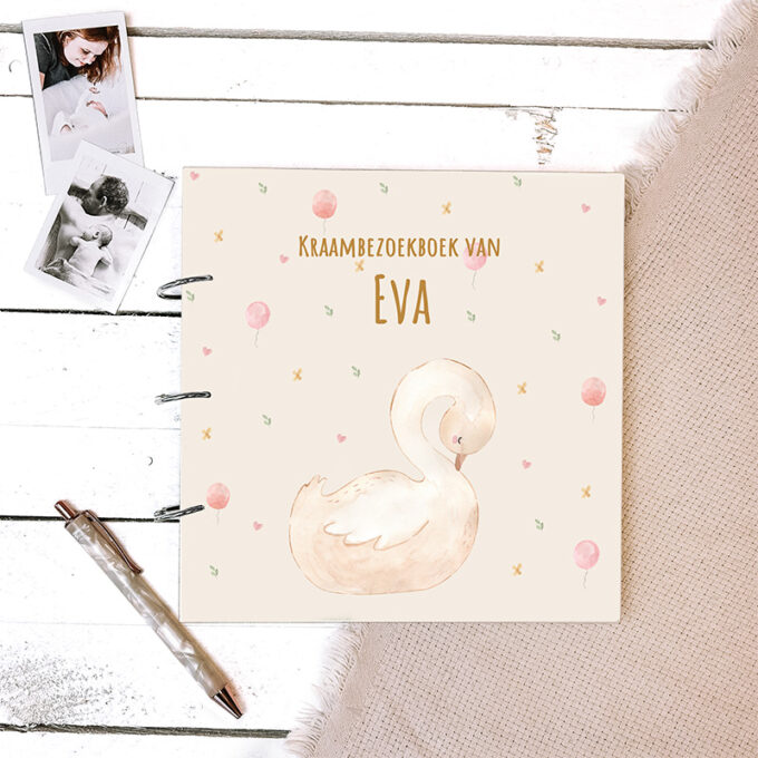 kraambezoekboek zwaan nieuw