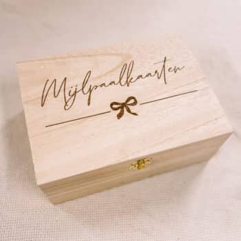 kistje mijlpaalkaarten strikje