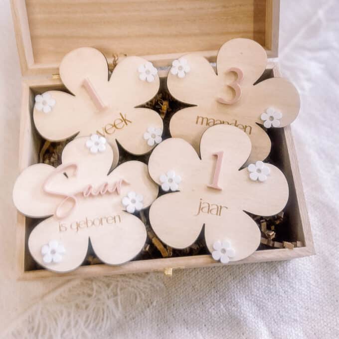 Mijlpaalset baby | Eerste jaar van je kleintje vastleggen