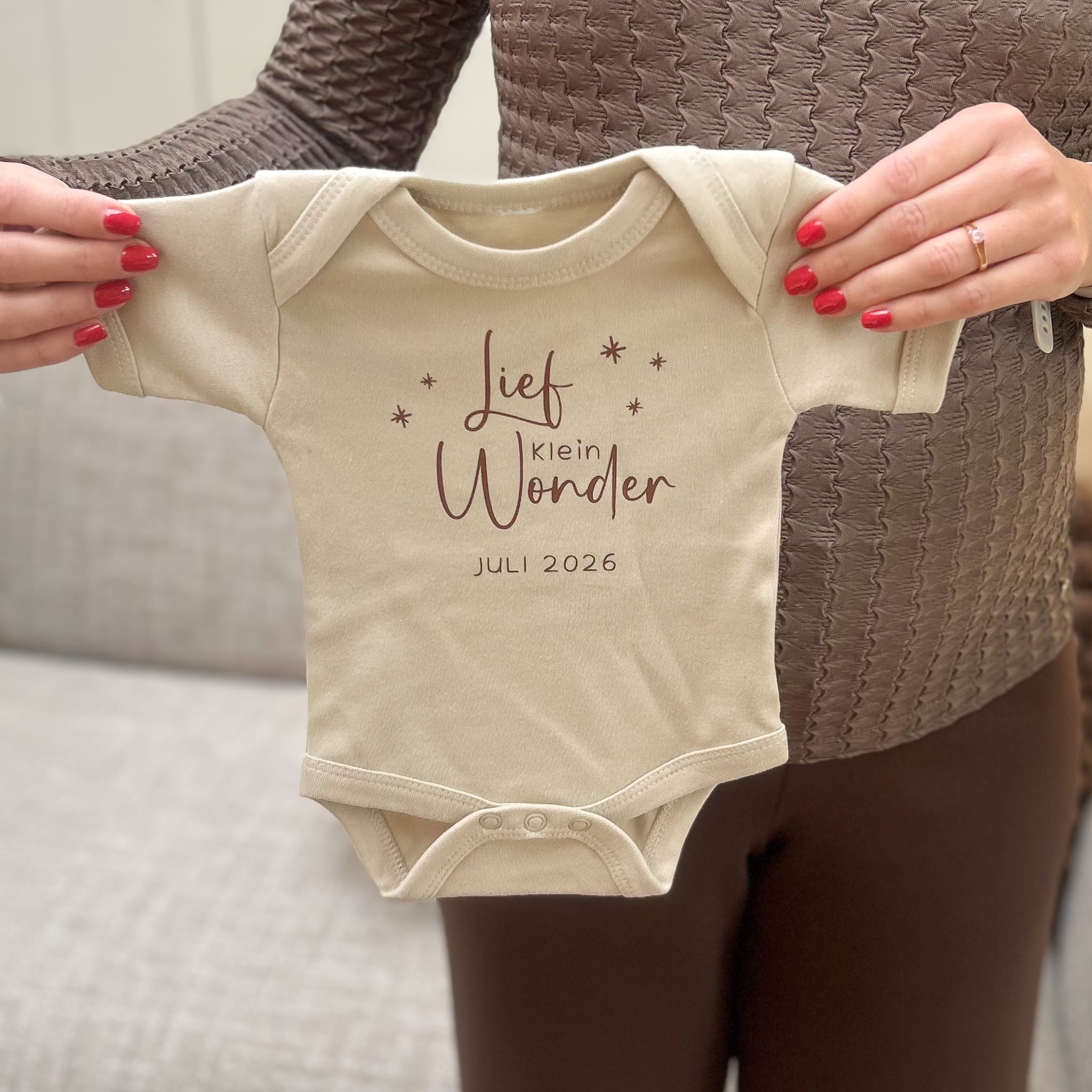 zwangerschapsaankondiging lief klein wonder