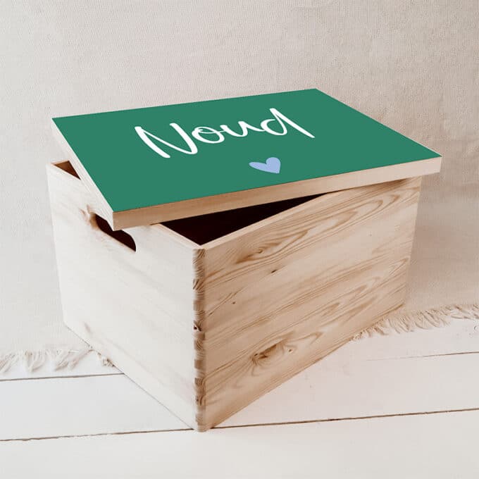 memorybox losse deksel smaragdgoen