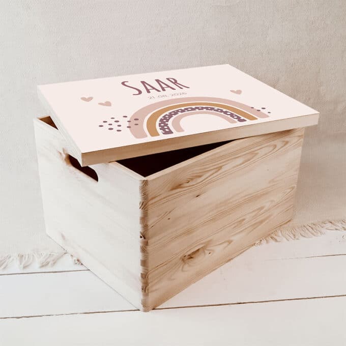gepersonaliseerde keepsake box voor baby