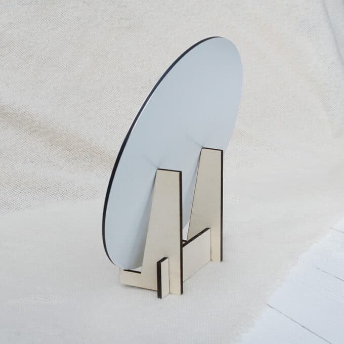 houten standaard voor naambord