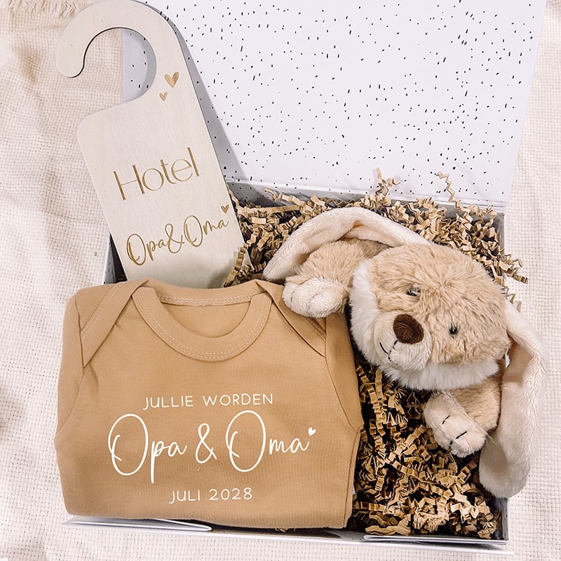 zwangerschapsaankondiging jullie worden opa en oma box
