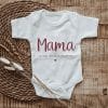 Romper wit mama ik vind jou de allerliefste met blush opdruk