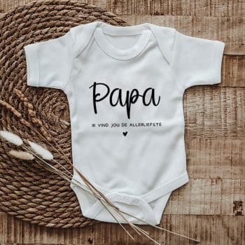 Romper wit papa ik vind jou de allerliefste