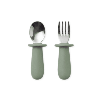 Baby bestek set Groen