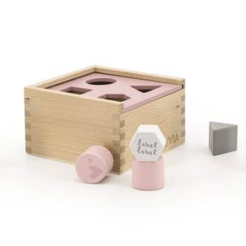 Label Label | Sorting box pink met naam