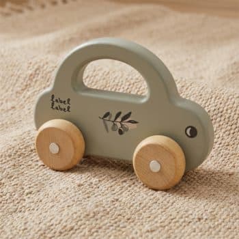 Label Label | Houten speelgoed auto - olive green