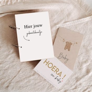 geboortebundel met eigen geboortekaartje
