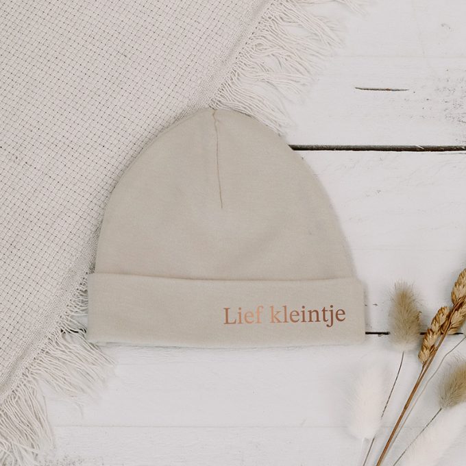 lief kleintje muts_cream