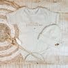 set hello little one muts en romper cream