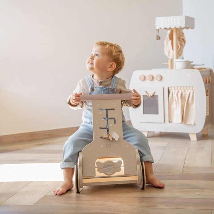 Label Label - 3 in 1 Rocker, Walker and Car - Nougat