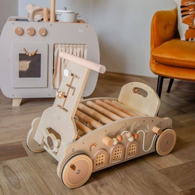 Label Label - 3 in 1 Rocker, Walker and Car - Nougat