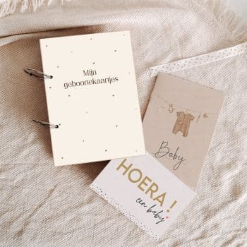 geboortekaartjes bewaarbundel Tiny Hearts mijn geboortekaartjes