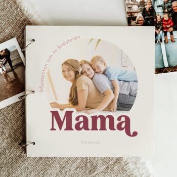 fotoboek mama met foto op de cover