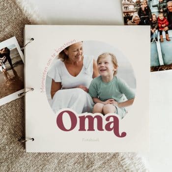 fotoboek oma met foto op de cover