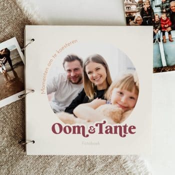 fotoboek oom en tante met foto op de cover