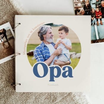 fotoboek opa met foto op de cover