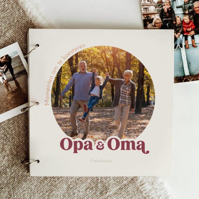 fotoboek opa & oma met foto