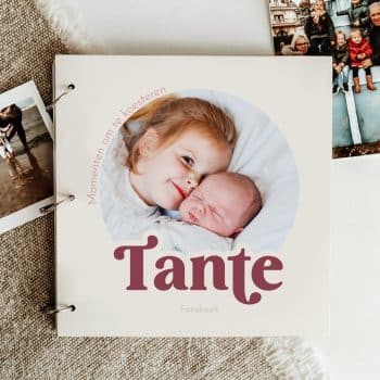 Fotoboek Tante | foto op cover
